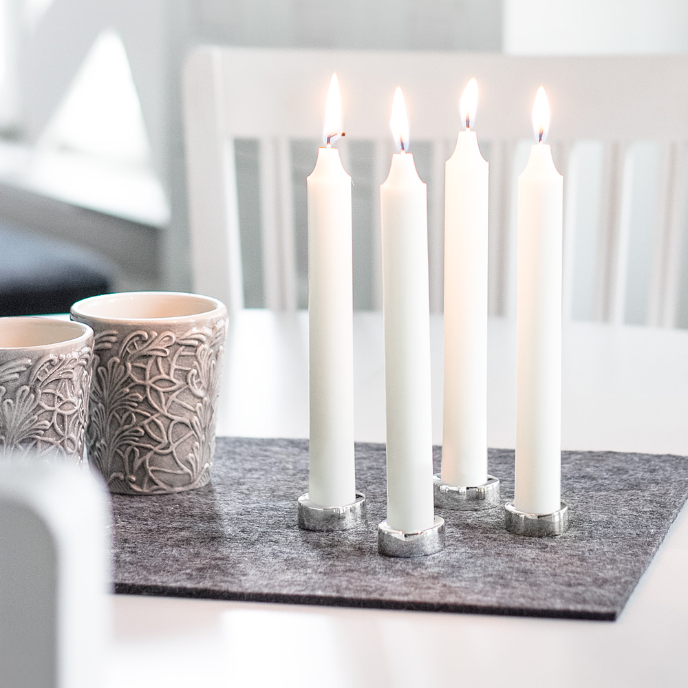 Solstickan Ljushållare försilvrad mässing - Bild 2