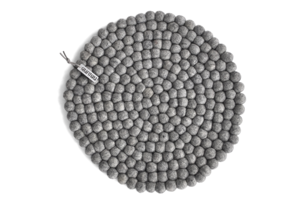 Grafitgrå Underlägg Sten 35 Grå
