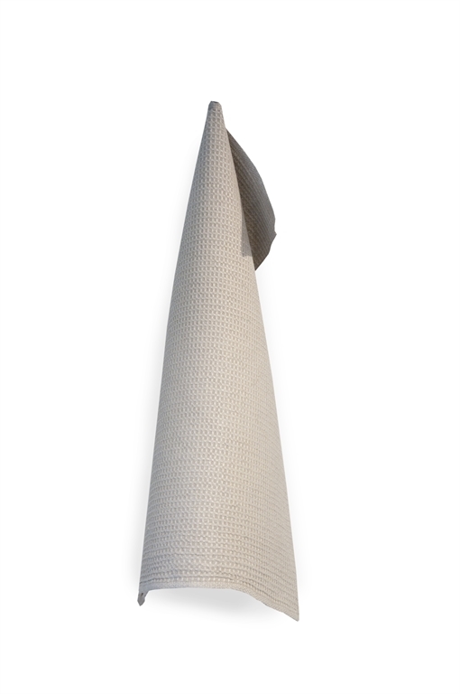 Växbo lin Bubbel handduk oblekt