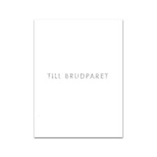Nobhill Kort Till Brudparet silver