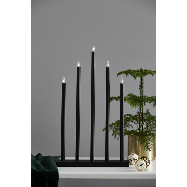 Ljusstake Holy Svart