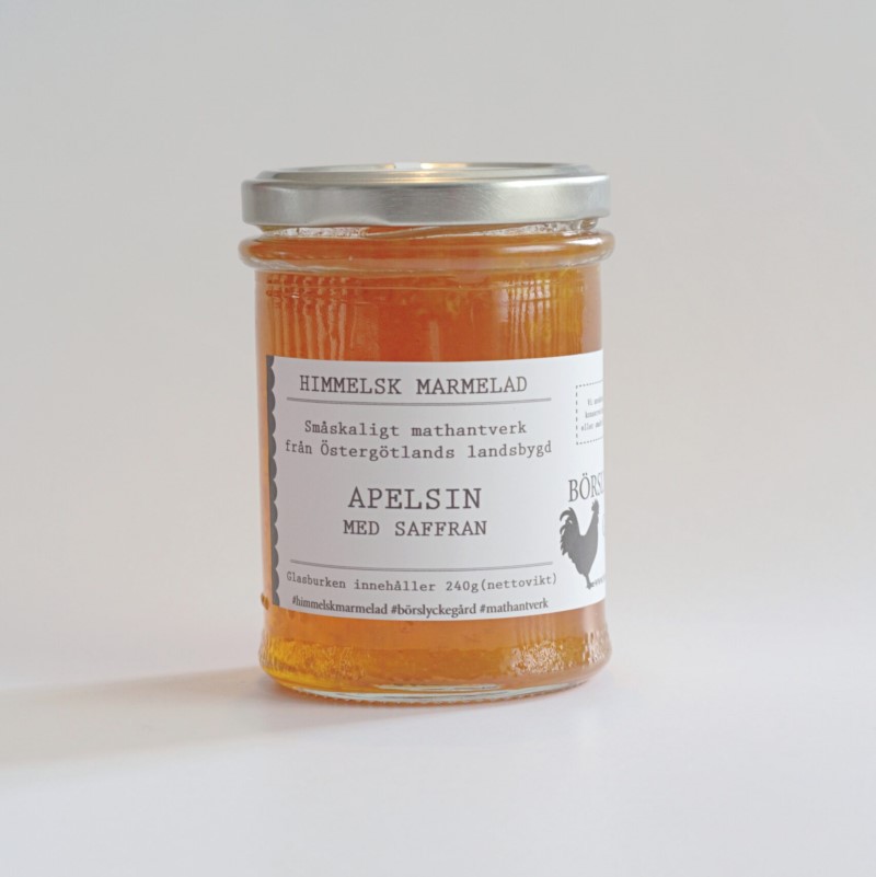 Börslycke Marmelad Apelsin med saffran