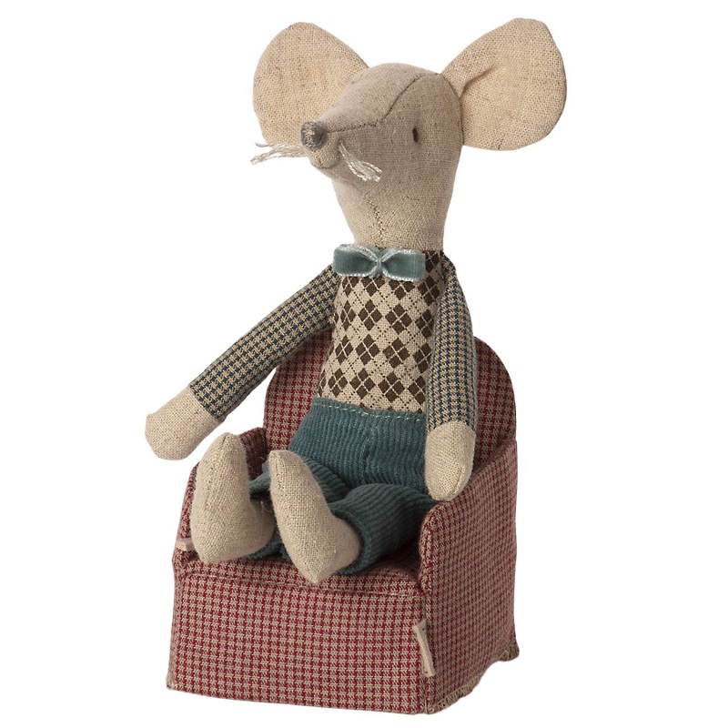 Maileg Chair Mouse Red - Bild 2