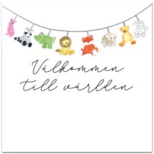 Nobhill Kort Välkommen till världen djur